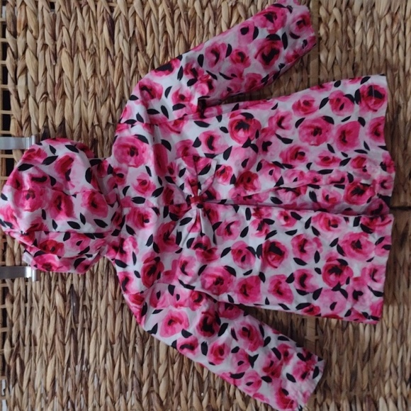 Kate Spade kids rain jacket with flowers size 3T - Picture 6 of 11